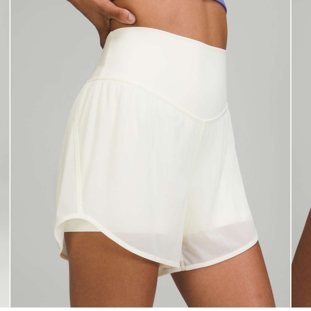 NWT Lululemon Nulu and Mesh High-Rise Yoga Short 3.5"
Lemon Sorbet sz 6